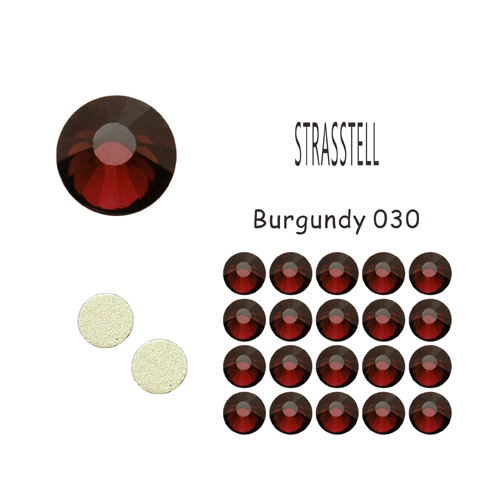 Non Hotfix Stone Burgundy